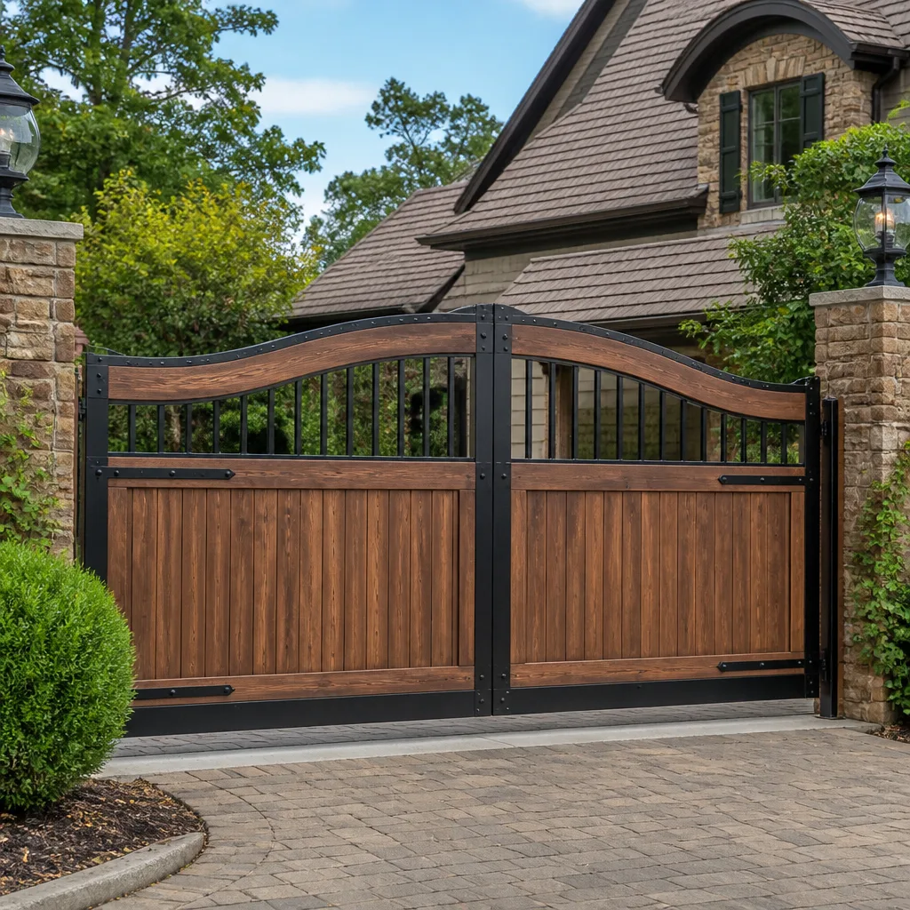 Wood & steel frame